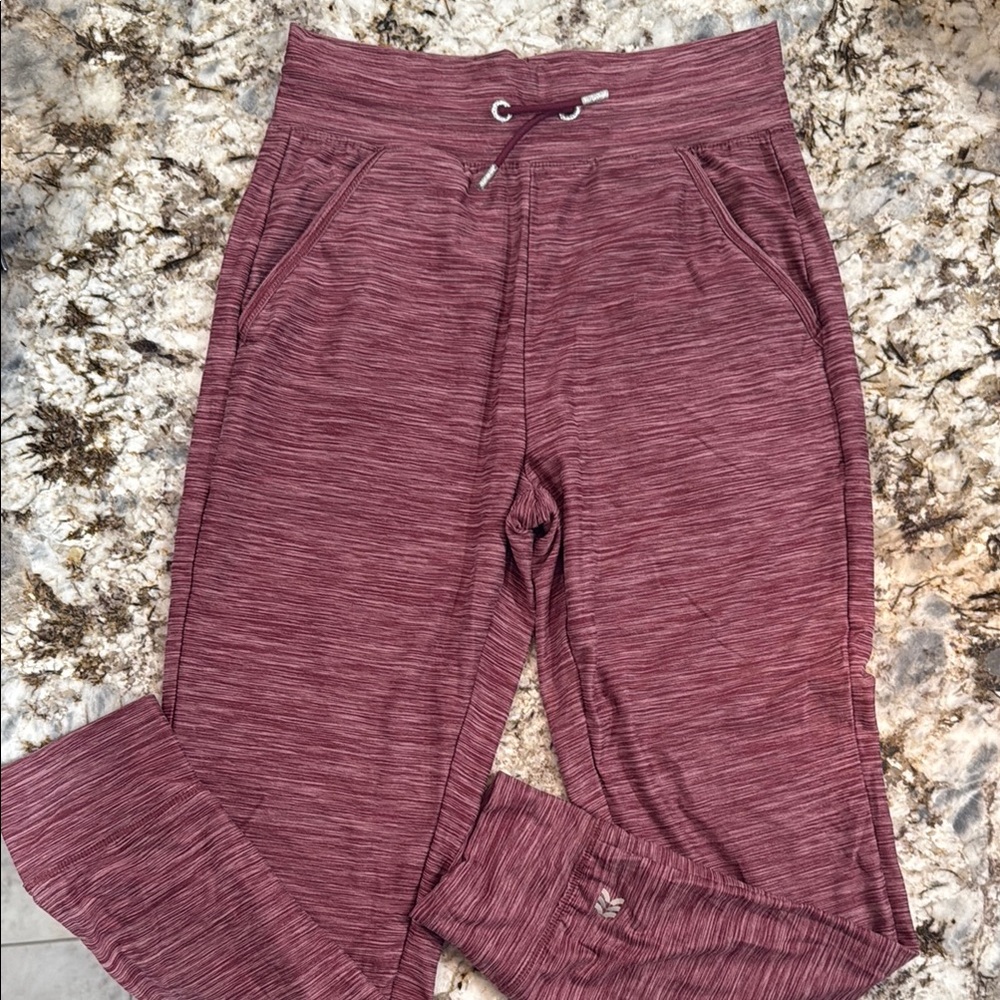 All in Motion Red Jogger Sweatpants with Drawstring Waistband